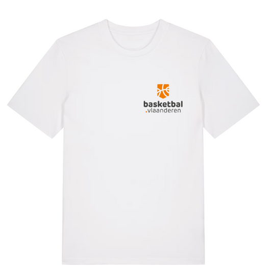 T-shirt Basketbal Vlaanderen - White